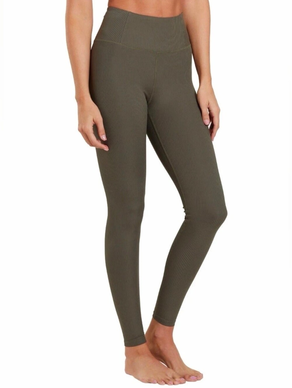 girlfriend collective Cypress RIB High Rise Legging Full Length 7/8 Women Large